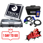 Diesel Diagnostic Scanner Tool Toughbook CF-19 Genuine Nexiq Kit Image